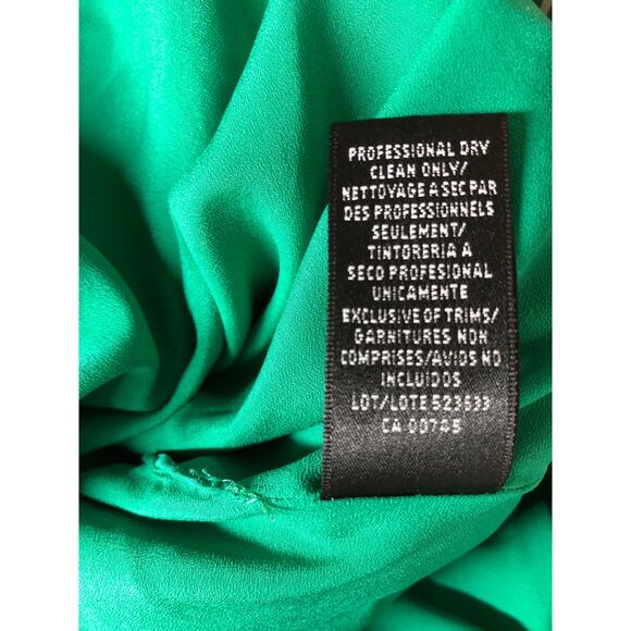 Cynthia Rowley Emerald Dress Sleeveless Cutout Mini Fit & Flare A-Line Green 6 - Picture 9 of 10